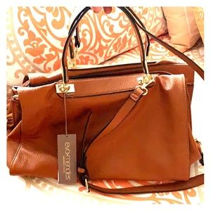 Brown Medium Purse/Satchel